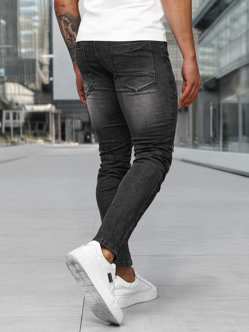 Herren Jeanshose Schwarz OZONEE NB/MP0142NZ