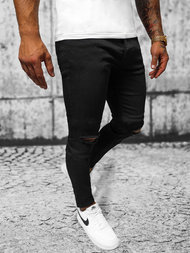 Herren Jeanshose Schwarz OZONEE E/5391/02