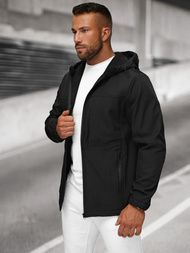 Herren Übergangsjacke Schwarz OZONEE JS/27B6523/3