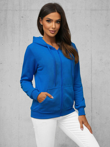 Damen Kapuzenpullover Blau OZONEE JS/W03Z
