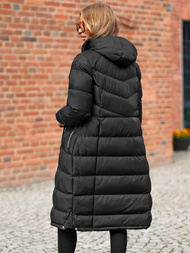 Damen Winterjacke Schwarz OZONEE JS/M736/392Z