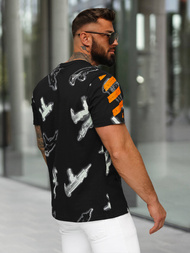 Herren T-shirt Schwarz OZONEE O/MPO3471