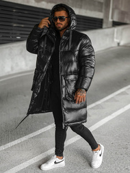 Herren Winterjacke Schwarz OZONEE O/M3205Z