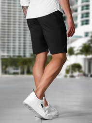 Herren Chino Shorts Schwarz OZONEE DJ/4400Z