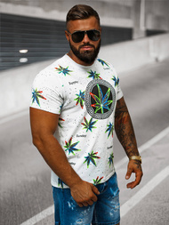 Herren T-shirt Weiß OZONEE O/T136/1