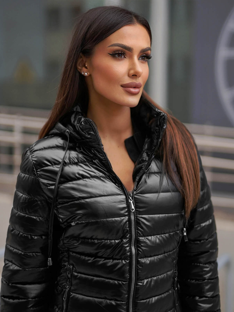 Damen Jacke Schwarz OZONEE JS/16M9106/392