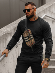 Herren Sportanzug Schwarz OZONEE JS/68C10380/3Z