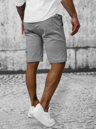 Herren Chino Shorts Grau OZONEE O/P4052