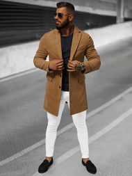 Herren Mantel Beige OZONEE JB/1047Z