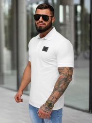 Herren Poloshirt Weiß OZONEE NB/MT3124