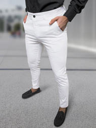 Herren Chino Hose Weiß OZONEE DJ/5526