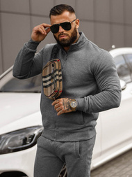 Herren Sportanzug Anthrazit OZONEE JS/68C10385/5Z