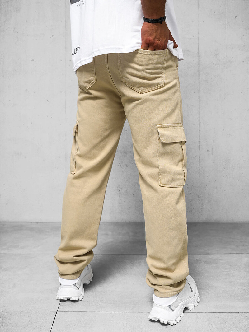 Herren Hose Beige OZONEE DO/4001