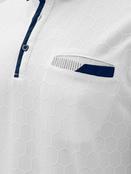 Herren Poloshirt Weiß OZONEE O/QQ923