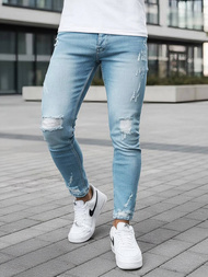 Herren Jeanshose Hellblau OZONEE DO/2860