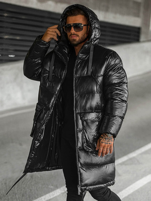 Herren Winterjacke Schwarz OZONEE O/M3205Z