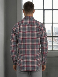 Herren Hemd Weinrot OZONEE V/V178Z