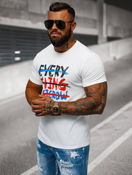 Herren T-shirt Weiß OZONEE O/8T1266/1