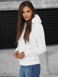 Damen Kapuzenpullover Weiß OZONEE JS/W02Z