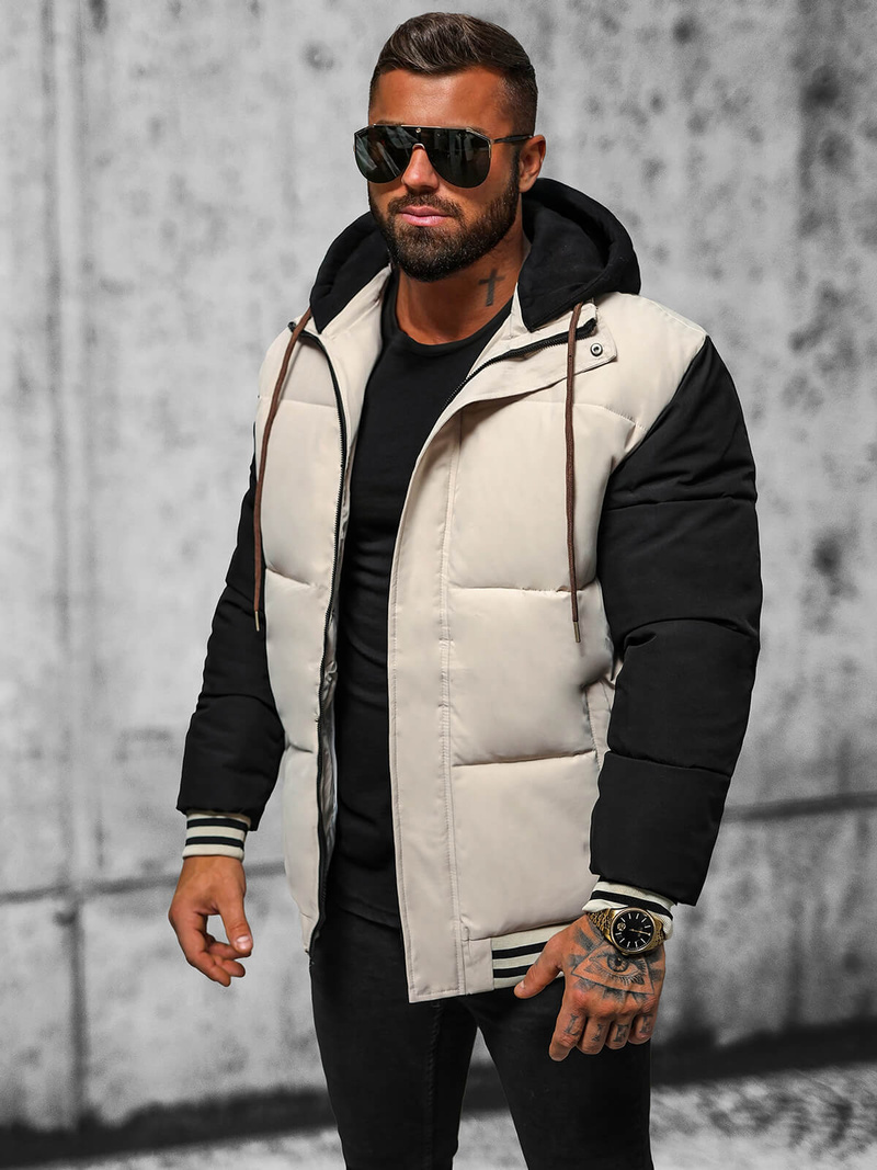 Herren Jacke Ecru OZONEE JS/31M5002