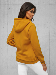 Damen Kapuzenpullover Camel OZONEE JS/W03Z