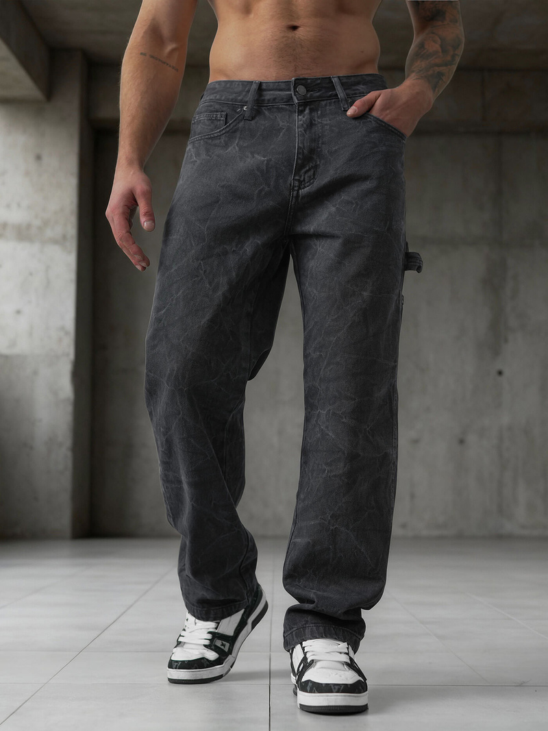 Herren Jeanshose Anthrazit OZONEE O/KK2828/5