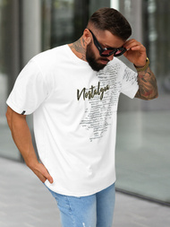 Herren T-shirt Weiß OZONEE O/YN2/631