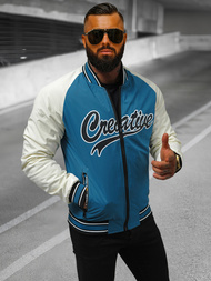 Herren Jacke Blau OZONEE JS/84M3011/243