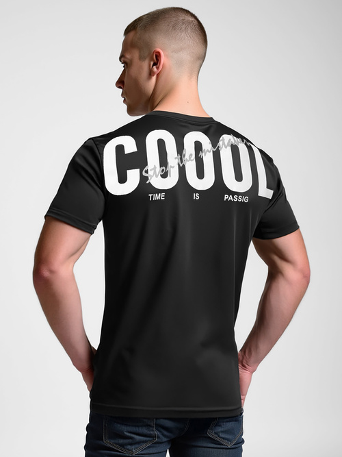 Herren T-shirt Schwarz OZONEE O/T1278/3Z