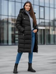 Damen Winterjacke Schwarz OZONEE JS/M736/392Z