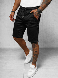 Herren Chino Shorts Schwarz OZONEE NB/MP0266N