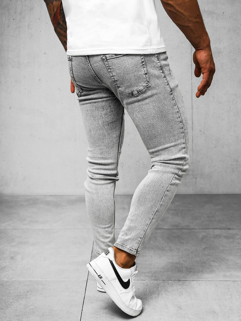 Herren Jeanshose Grau OZONEE O/2358/2