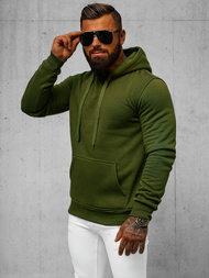 Herren Kapuzenpullover Khaki OZONEE JS/2009Z