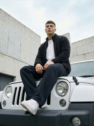 Herren Sweatshirt Schwarz OZONEE JS/HH016/3