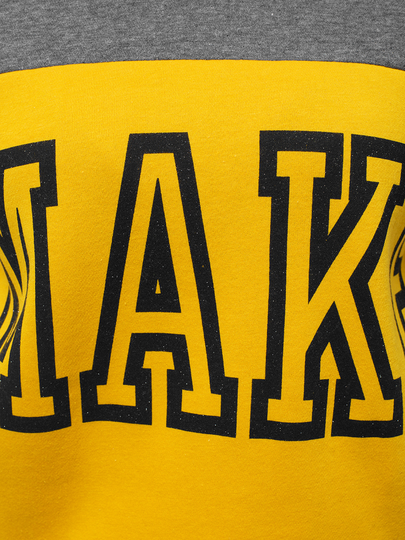 Damen Kapuzenpullover Gelb OZONEE JS/KSW2026