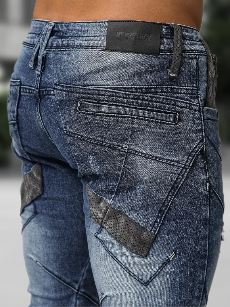 Herren Jeanshose Blau OZONEE NB/MP0045BZ