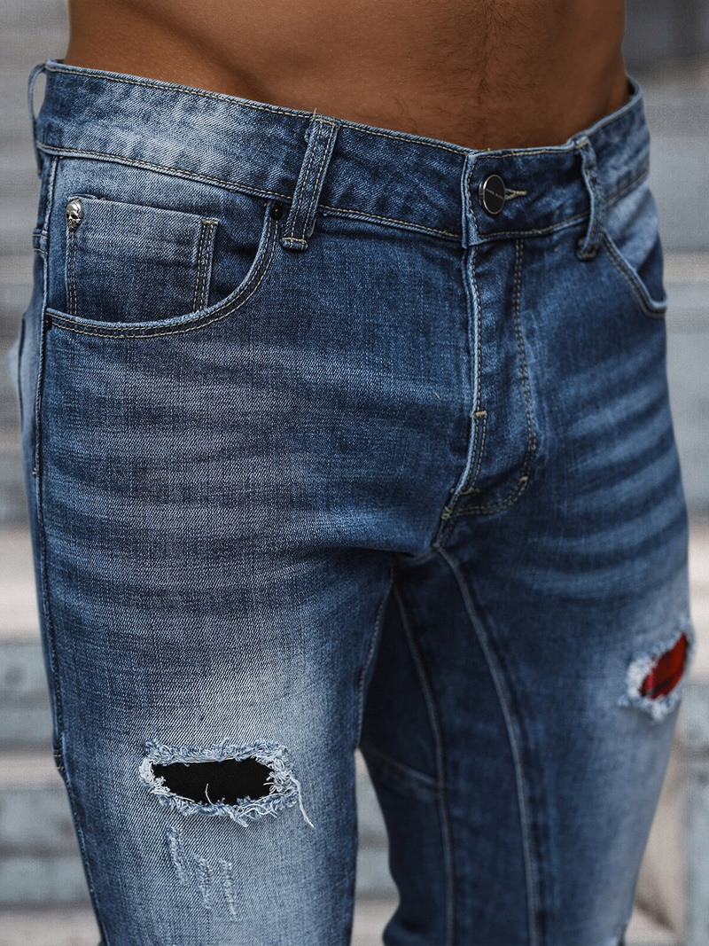 Herren Jeanshose Blau OZONEE NB/MP0050B