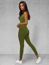 Zweiteiliges Trainingsanzug-Set Khaki OZONEE JS/YW88037/7Z