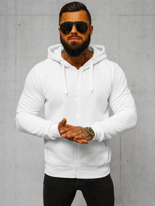 Herren Kapuzenpullover Weiß OZONEE JS/2008Z