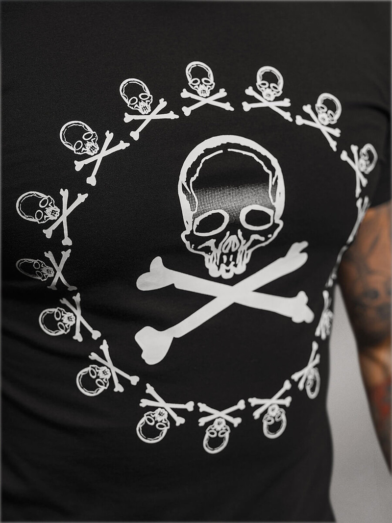 Herren T-shirt Schwarz OZONEE NB/MT3068