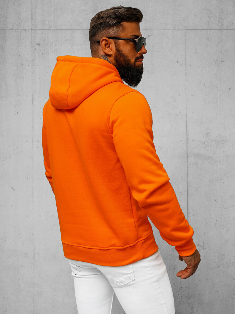 Herren Kapuzenpullover Orange OZONEE JS/2009Z