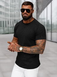 Herren T-shirt Schwarz OZONEE O/QQ1388