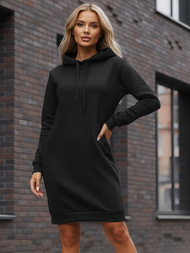 Damen Kapuzenpullover Schwarz OZONEE JS/YS10005/3