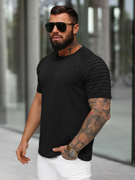 Herren T-shirt Schwarz OZONEE JS/8T88/3Z