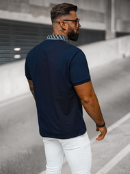 Herren Poloshirt Marineblau OZONEE O/DA803