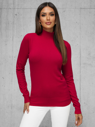 Damen Pullover Weinrot OZONEE JS/8003/5