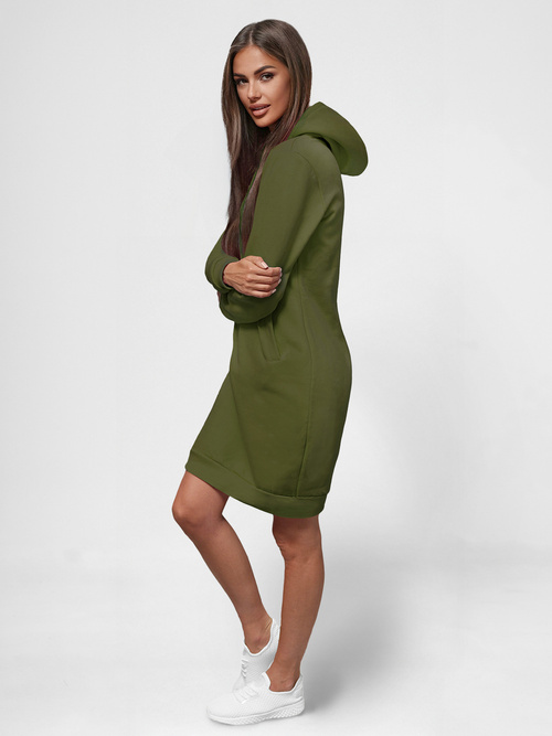 Damen Kapuzenpullover Khaki OZONEE JS/YS10005/29Z