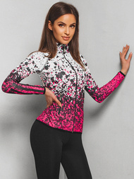 Zweiteiliges Trainingsanzug-Set Dunkelrosa OZONEE O/20401Z