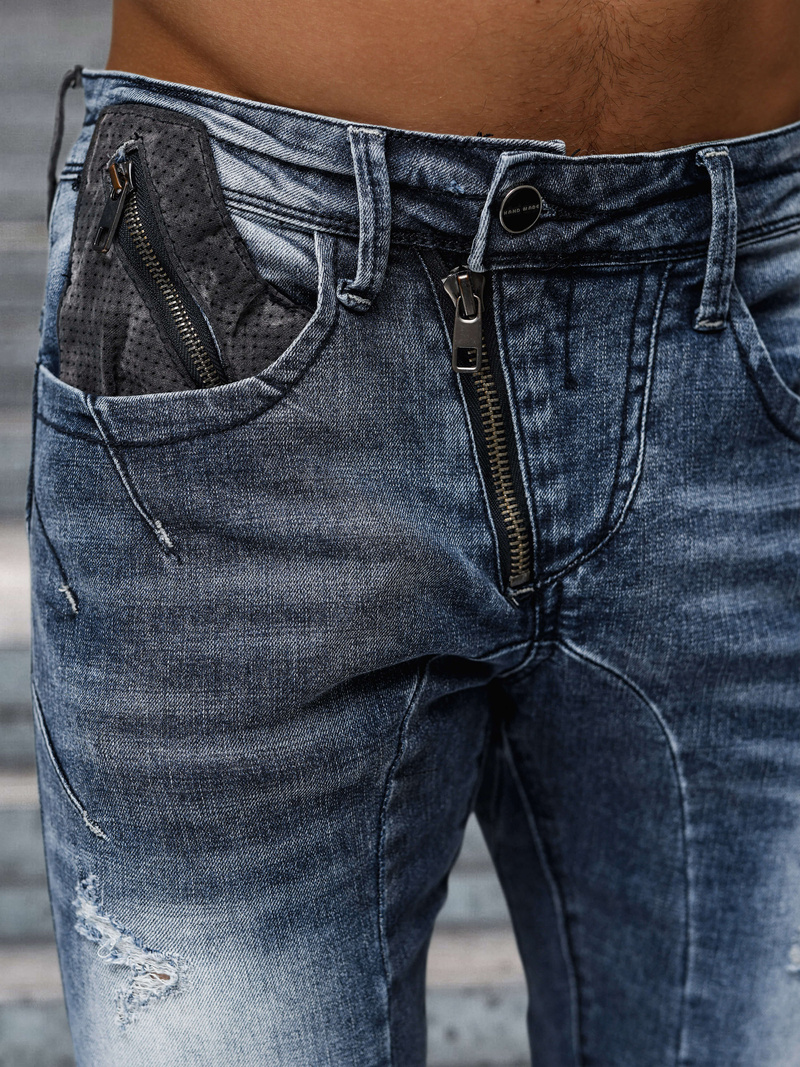 Herren Jeanshose Blau OZONEE NB/MP0045B