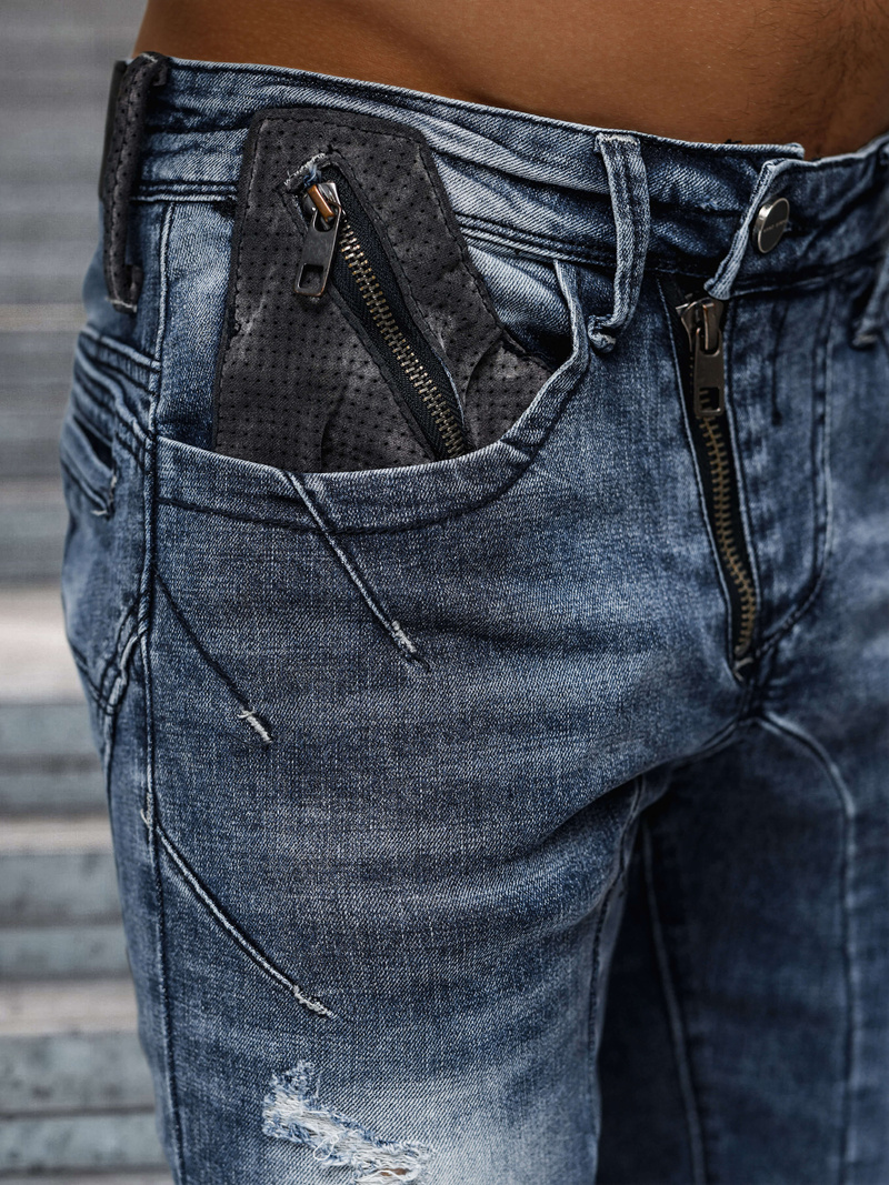 Herren Jeanshose Blau OZONEE NB/MP0045B